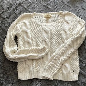Excellent condition Denim & Supply cream cable knit sweater.